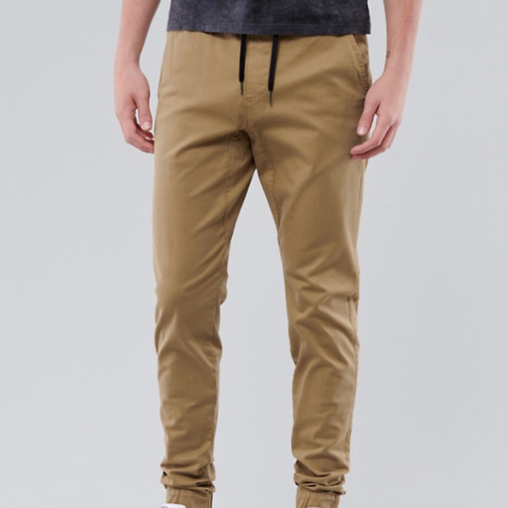 Stacked Skinny Joggers DARK WITH BLACK DRAWSTRING